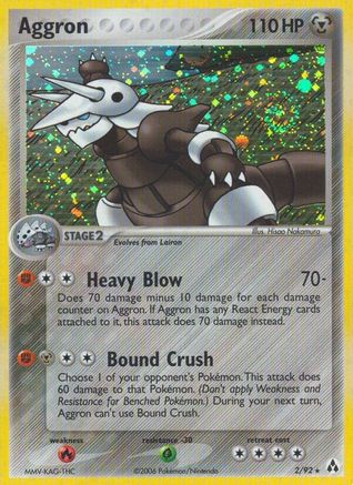 [PKM-R] Aggron (2/92) (Stamped) [EX: Legend Maker]