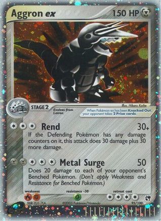 [PKM-R] Aggron ex (95/100) [EX: Sandstorm]