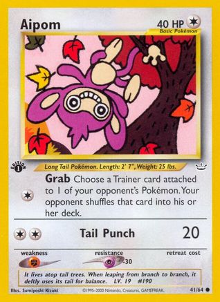 [PKM] Aipom (41/64) [Neo Revelation 1st Edition]