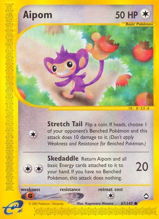 [PKM] Aipom (67/147) [Aquapolis]