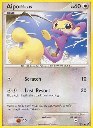[PKM] Aipom (51/100) [Diamond & Pearl: Majestic Dawn]