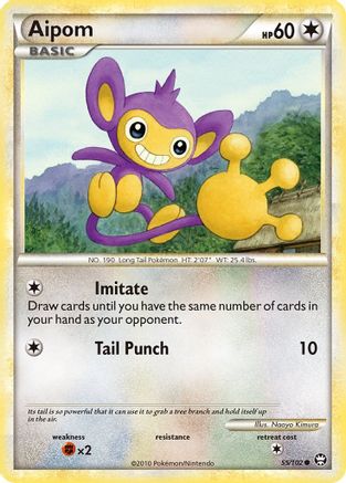 [PKM-C] Aipom (55/102) [HeartGold & SoulSilver: Triumphant]