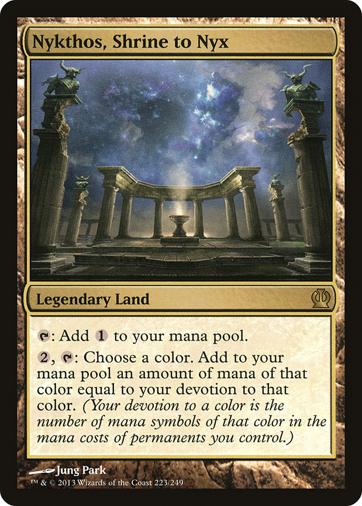{R} Nykthos, Shrine to Nyx [Theros][THS 223]