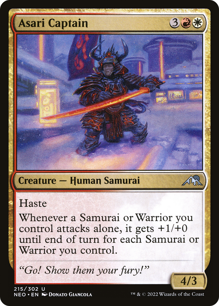 {C} Asari Captain [Kamigawa: Neon Dynasty][NEO 215]