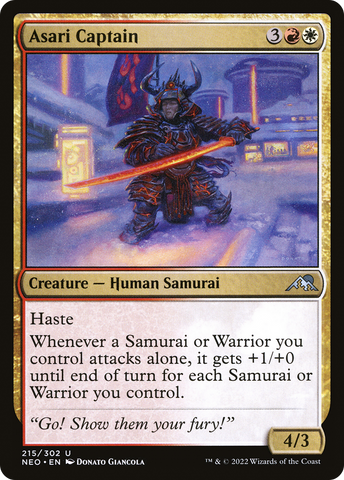 {C} Asari Captain [Kamigawa: Neon Dynasty][NEO 215]
