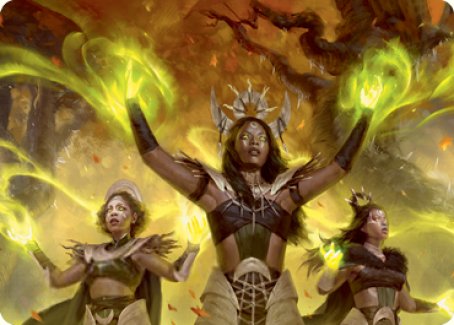 {A} Dawnhart Wardens Art Card [Innistrad: Midnight Hunt Art Series][AMID 057]