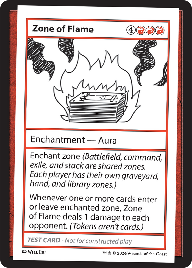 {C} Zone of Flame [Mystery Booster 2 Playtest Cards][MB2 PLAYTEST]
