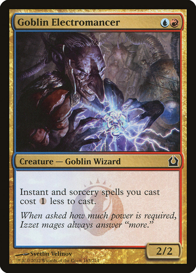 {C} Goblin Electromancer [Return to Ravnica][RTR 163]