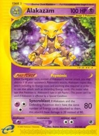 [PKM-R] Alakazam (33/165) [Expedition: Base Set]