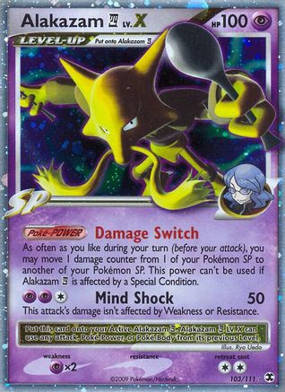 [PKM] Alakazam LV.X (103/111) [Platinum: Rising Rivals]