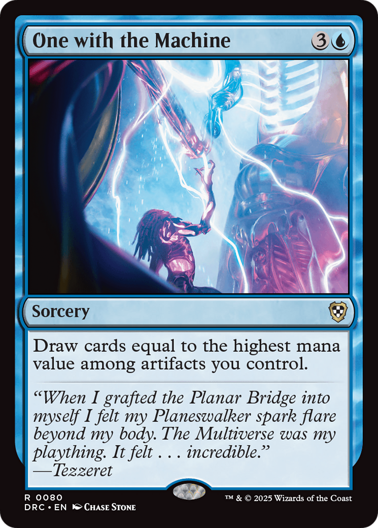 {R} One with the Machine [Aetherdrift Commander][DRC 080]
