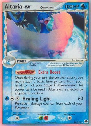 [PKM-R] Altaria ex (90/101) (Delta Species) [EX: Dragon Frontiers]