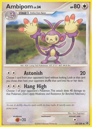 [PKM] Ambipom (35/100) [Diamond & Pearl: Majestic Dawn]