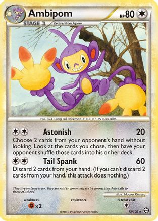 [PKM] Ambipom (13/102) [HeartGold & SoulSilver: Triumphant]