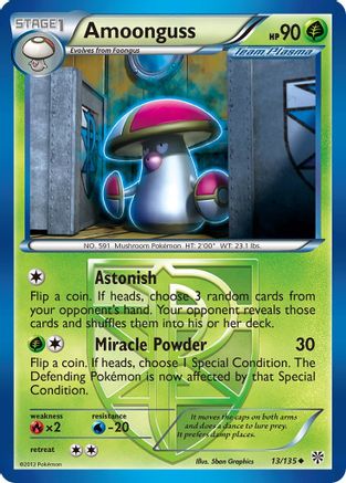 [PKM] Amoonguss (13/135) [Black & White: Plasma Storm]