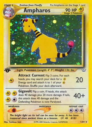 [PKM] Ampharos (1/64) [Neo Revelation Unlimited]