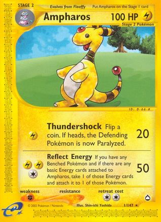 [PKM-R] Ampharos (1/147) [Aquapolis]