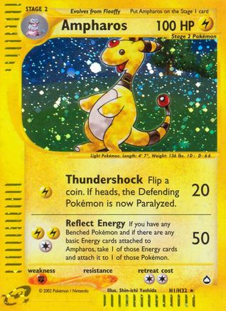 [PKM-R] Ampharos (H1/H32) [Aquapolis]