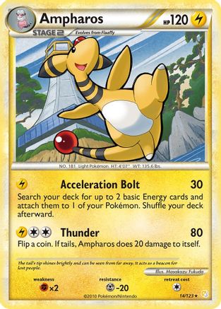 [PKM] Ampharos (14/123) [HeartGold & SoulSilver: Base Set]