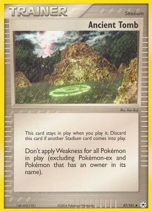 [PKM] Ancient Tomb (87/101) [EX: Hidden Legends]