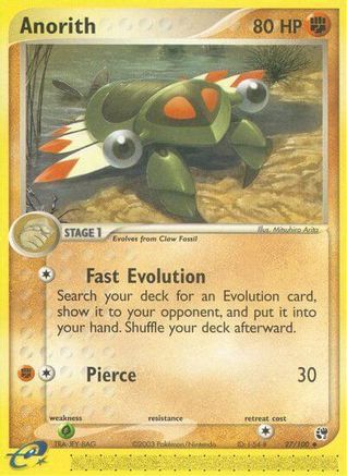 [PKM] Anorith (27/100) [EX: Sandstorm]