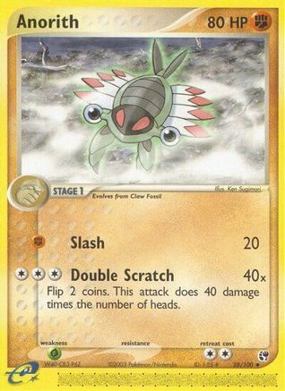 [PKM] Anorith (28/100) [EX: Sandstorm]