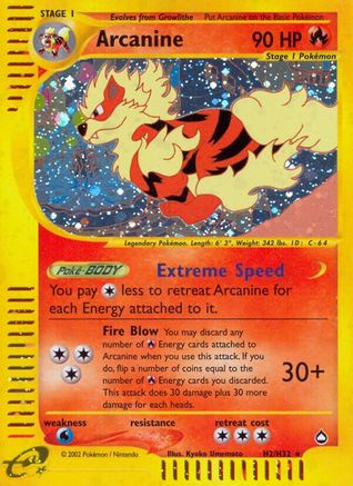[PKM] Arcanine (H2/H32) [Aquapolis]