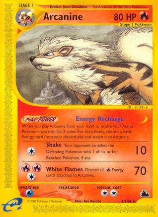 [PKM] Arcanine (3/144) [Skyridge]