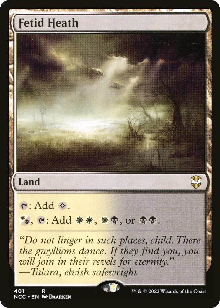 {R} Fetid Heath [Streets of New Capenna Commander][NCC 401]