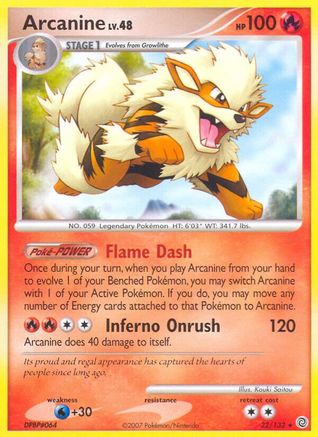 [PKM] Arcanine (22/132) [Diamond & Pearl: Secret Wonders]