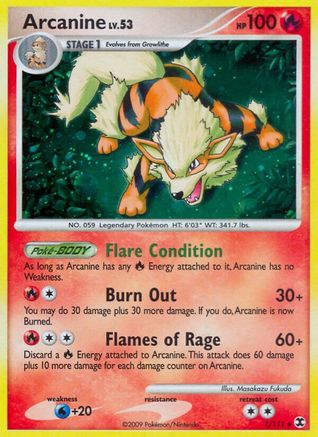 [PKM] Arcanine (1/111) [Platinum: Rising Rivals]