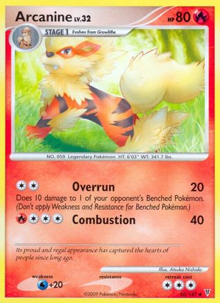 [PKM] Arcanine (50/147) [Platinum: Supreme Victors]