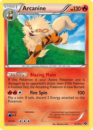 [PKM-R] Arcanine (12/99) [Black & White: Next Destinies]