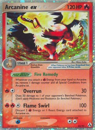 [PKM-R] Arcanine ex (83/92) [EX: Legend Maker]