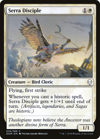 {C} Serra Disciple [Dominaria][DOM 034]