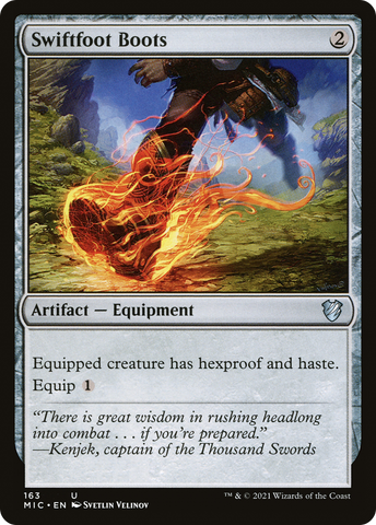 {C} Swiftfoot Boots [Innistrad: Midnight Hunt Commander][MIC 163]
