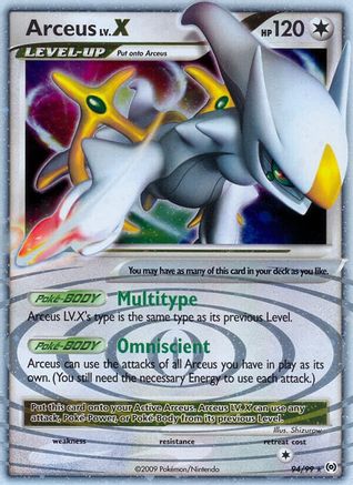 [PKM] Arceus LV.X (94/99) [Platinum: Arceus]