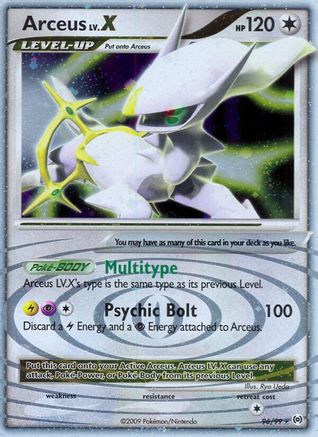[PKM-R] Arceus LV.X (96/99) [Platinum: Arceus]