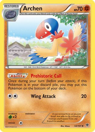 [PKM] Archen (53/101) [Black & White: Plasma Blast]