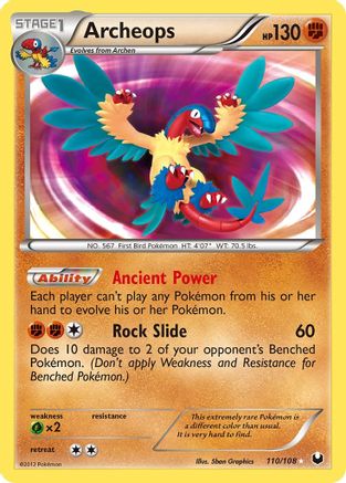 [PKM-R] Archeops (110/108) [Black & White: Dark Explorers]