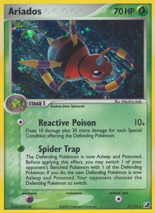 [PKM-R] Ariados (2/115) (Stamped) [EX: Unseen Forces]