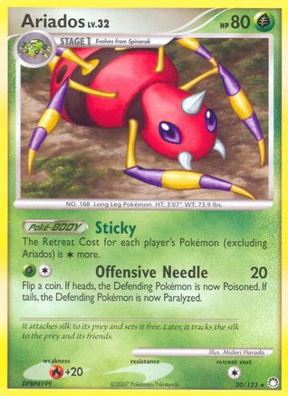 [PKM] Ariados (20/123) [Diamond & Pearl: Mysterious Treasures]