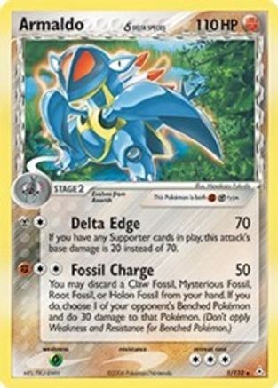 [PKM-R] Armaldo (1/110) (Delta Species) (Stamped) [EX: Holon Phantoms]