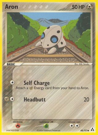 [PKM] Aron (48/92) [EX: Legend Maker]