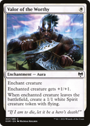 {C} Valor of the Worthy [Kaldheim][KHM 037]