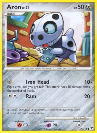 [PKM] Aron (57/111) [Platinum: Rising Rivals]