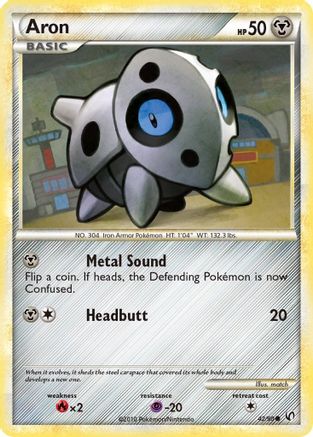 [PKM] Aron (42/90) [HeartGold & SoulSilver: Undaunted]