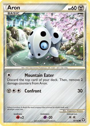 [PKM] Aron (56/102) [HeartGold & SoulSilver: Triumphant]