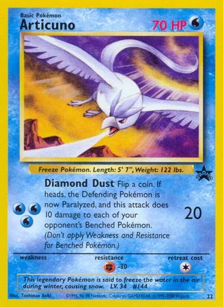 [PKM] Articuno (22) [Wizards of the Coast: Black Star Promos]