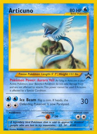 [PKM] Articuno (48) [Wizards of the Coast: Black Star Promos]